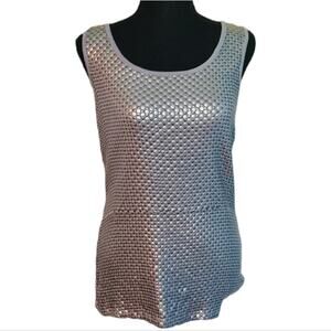 Maurices Top, size Large, Silver & Gray, Soft & Stretchy